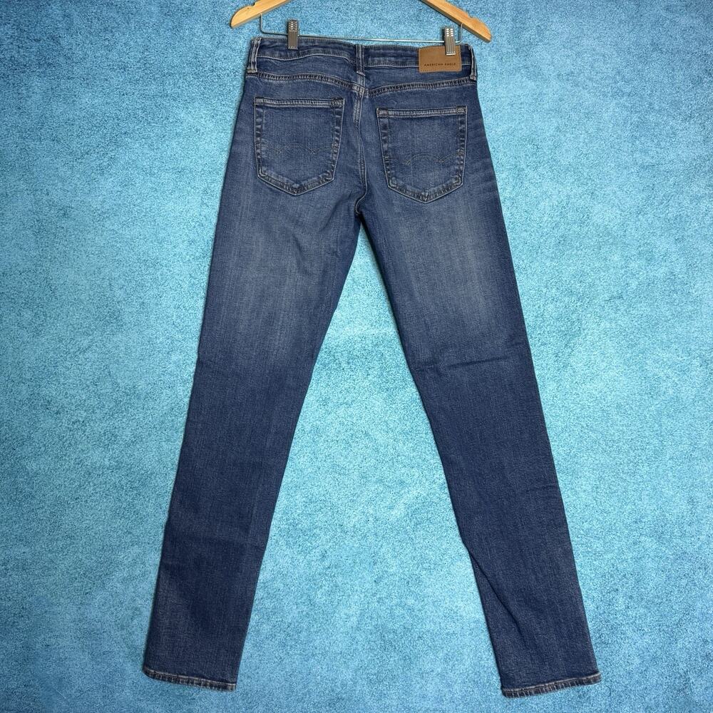 American Eagle Jeans Mens 29x34 AirFlex Plus Athletic Skinny Fits 30x32 - Picture 10 of 15